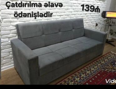 şişmə divan: Диван, Новый, Раскладной, С подъемным механизмом, Ткань, Платная доставка