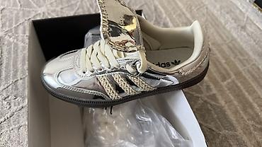 silver: Кроссовки, 37, Adidas Originals, Новый, цвет - Серебристый — 1