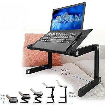 Druga oprema za računare i laptopove: Podesivi aluminijumski stalak/stočić za laptop - Višenamenski dizajn — 1