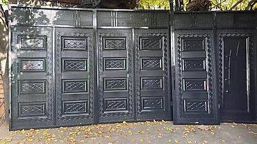 Металлические ворота и калитки - Материал: сталь, усиленная рама