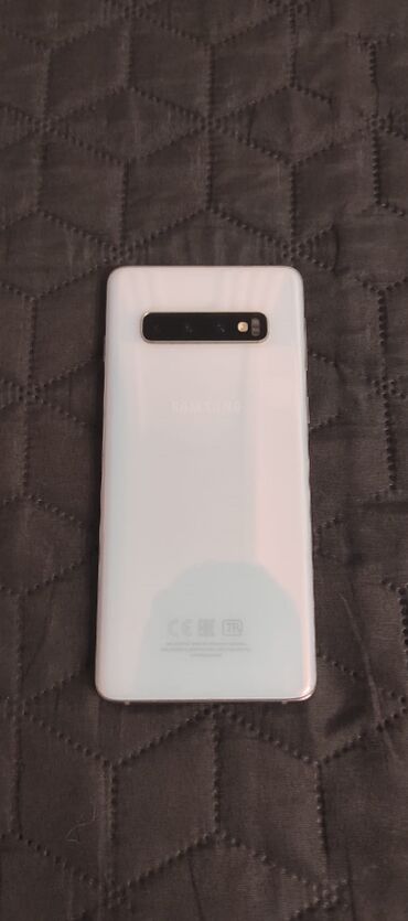 Samsung: Samsung Galaxy S10 Plus, 128 GB, rəng - Ağ, Barmaq izi