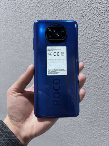 пока x3: Poco X3 NFC, Б/у, 128 ГБ, цвет - Синий, 2 SIM