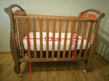 Oğlan və qız üçün, İşlənmiş, Çarpayı, Matras ilə