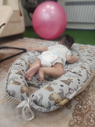 Балдар үчүн шезлонгдор: Детское кресло-шезлонг BabyBjörn Bouncer Balance Soft + кокон-гнездо — 4