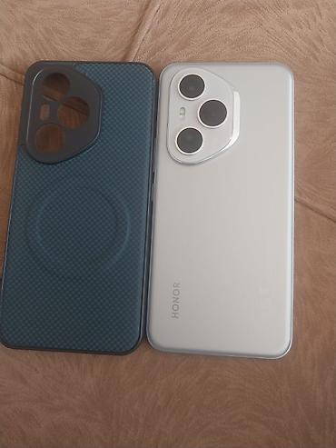 honor earbuds: Honor 400 Pro, 256 GB, rəng - Gümüşü, Barmaq izi, Face ID — 2