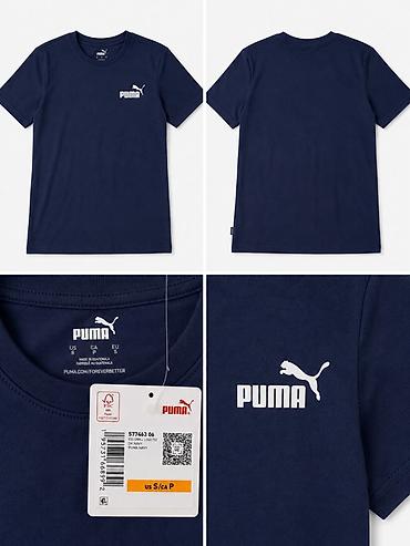 pull and bear: Futbolka, Puma, S, rəng - Göy — 1