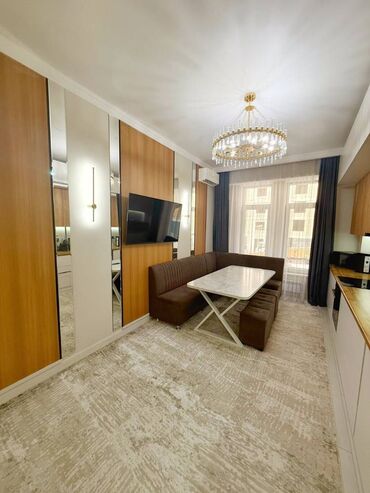 квартира в районе кызыл аскер: 2 комнаты, 78 м², Элитка, 2 этаж, Дизайнерский ремонт