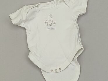 lniane body dla niemowlaka: Body, Mothercare, 0-3 m, 
stan - Dobry