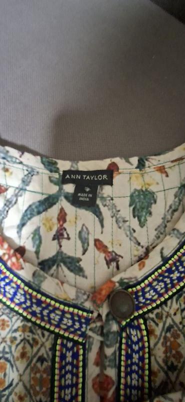 воротник: Жакет Ann Taylor с этническим принтом - Бренд: Ann Taylor (ярлык на — 6