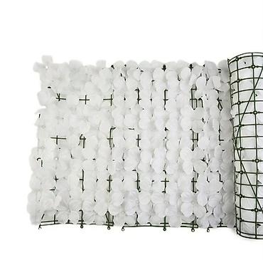 Baštenska dekoracija: 🌸 Dekorativna ograda od veštačkog cveća 3x1m 🌸 Ulepšajte svoju terasu — 6