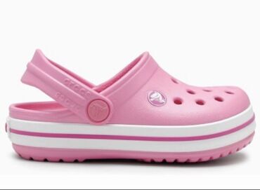 Детская обувь: Crocs розовые, новые, оригинал, размер: 34-35, Цена окончательная