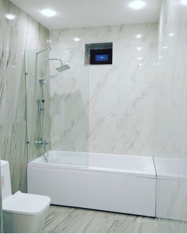 Duş kabinaları, arakəsmələr: Yeni Arakəsmə, Düzbucaqlı, Pulsuz çatdırılma — 14