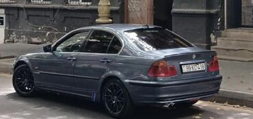 bmw 3 серия 318ti at: BMW 3 Series E46 sedan, tünd boz rəngdə. - Kuzov: 4 qapılı sedan