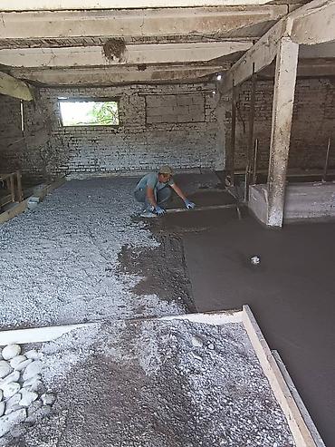 Бетонные работы: Бетонные работы и стяжка пола «под ключ» - Устройство черновых и — 3