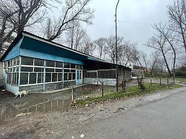 bine atciliqda: Geniş pəncərələri və mavi damı olan bu kommersiya binası müxtəlif — 1