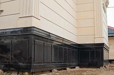 Фасадные плиты Сары-Таш (Травертин): Фасадный гранит Гранитные плиты/слэбы для интерьера и экстерьера — 1