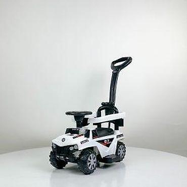 set sminke: Guralica auto za decu sa ručicom 468-BELA (šifra: 468BELA-90) - — 1