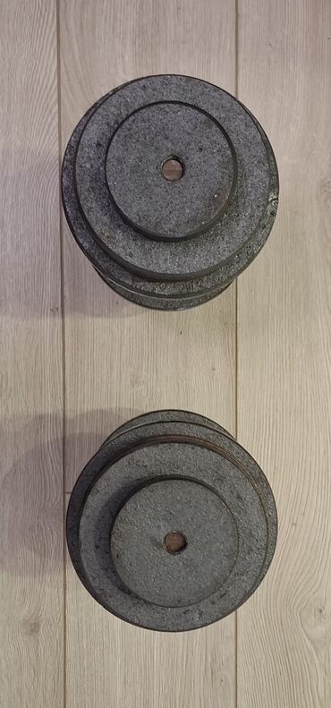 Гантели: Регулируемые разборные гантели (пара) - Материал дисков: сталь/чугун — 1