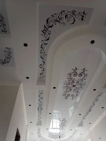 Натяжной потолок: Натяжной потолок Глянцевое, Матовое, 3D потолки Бесплатный замер, Гарантия, Монтаж — 5