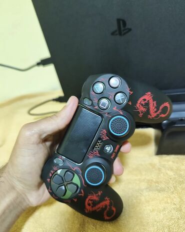 PS4 (Sony Playstation 4): PlayStation 4 slim Praşifka 5TB Yaddaş 120 oyun Daşima çantasıyla — 4