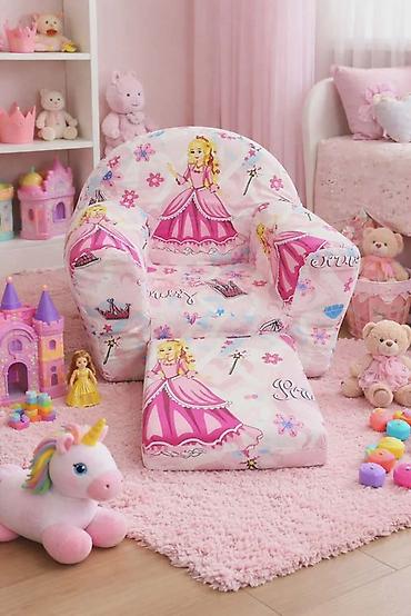 Foteljice: Mala fotelja 🪑 Dimenzije: 55×45 cm ✨ Sedeći deo: 30×30 cm 🛏️ — 15