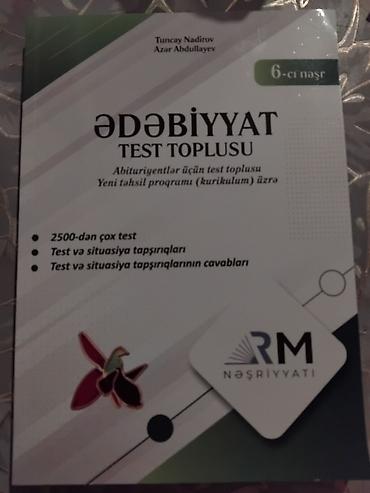 edebiyyat mhm test pdf: Məhsul: “Ədəbiyyat – Test Toplusu” (6-cı nəşr) Müəlliflər: Tuncay — 1