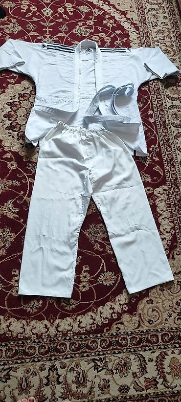 адидас баку: Adidas ağ rəngli cüdo kimono dəsti - Brend: Adidas - Komplekt: üst — 4