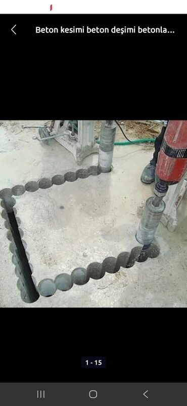 Beton işləri: Beton kəsme və dəlik açma xidməti - Diamant avadanlıqlarla dəqiq — 27
