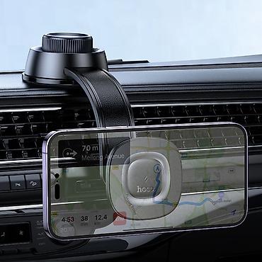 android auto: HW31 Crown, автомобильный магнитный держатель телефона с беспроводной — 3