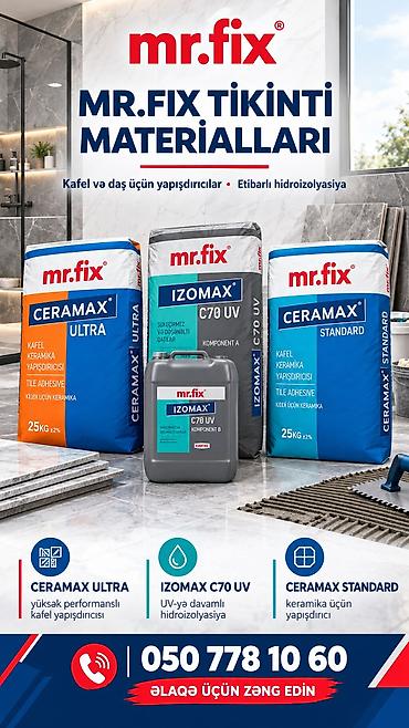 plastik qapi gence: Mister.Fix.Keramika yapisdiricisi — 1