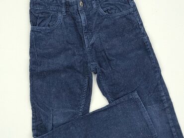 spodnie bershka jeansy: Spodnie jeansowe, H&M, 8 lat, 128, stan - Bardzo dobry