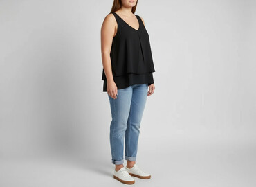 trapstar koszulka niebieska: Gina Tricot, Top damski, rozmiar 2XL
