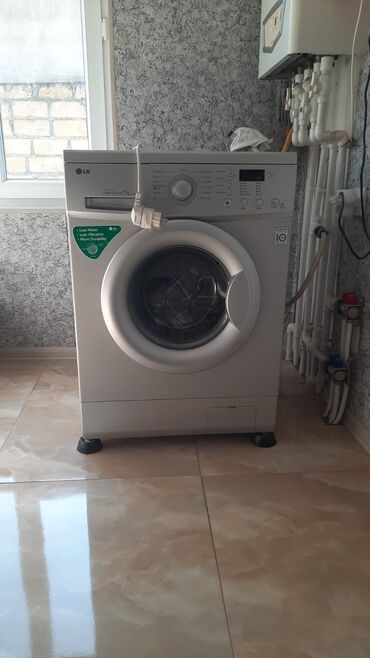 interlok tikiş maşını: Paltaryuyan maşın LG, 7 kq, Avtomat, Qurutmasız, Kredit yoxdur