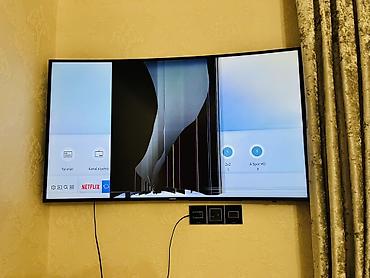 samsung nu7090 55: İşlənmiş Televizor Samsung LED ekran 55" 4K (3840x2160) — 1