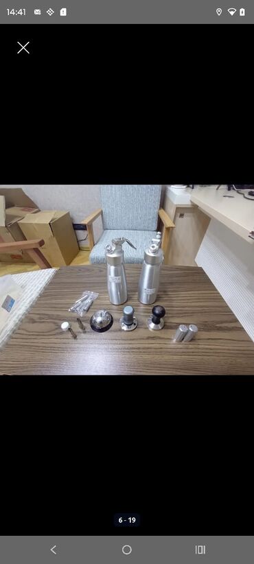 Digər mətbəx aksesuarları: Mətbəx və ev üçün metal aksesuarlar dəsti Pincet 2.50 azn Savok 6 azn — 5