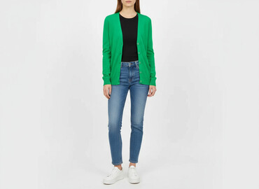 czerwone spodnie h m: H&M Divided, Kardigan damski, rozmiar S