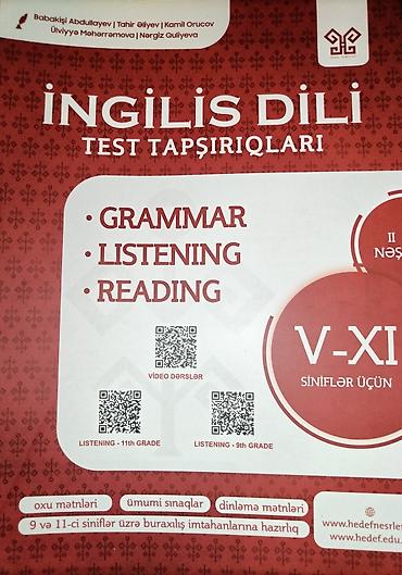 Məhsul: “İngilis dili – Test Tapşırıqları” (V–XI siniflər üçün) lalafo.az -da Məhsul: “İngilis dili – Test Tapşırıqları” (V–XI siniflər üçün)