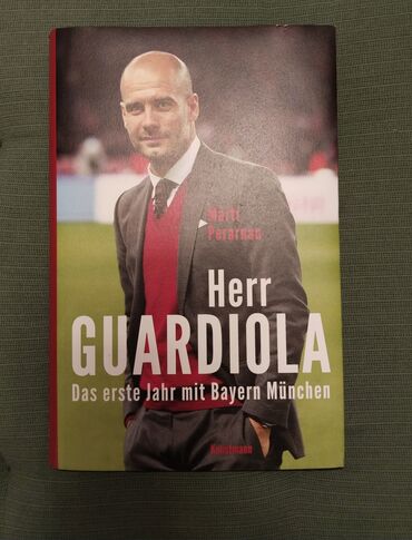 книги по немецкому: Книга: "Герр Гвардиола, первый год с Баварией Мюнхен" на немецком