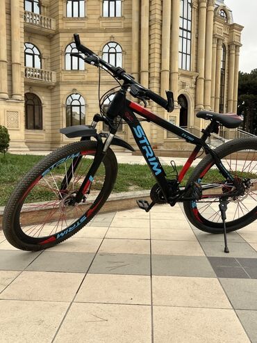 трехколесный велосипед для взрослых бишкек: STRIM TX-7700 dağ/şosse hibrid velosipedi - Geniş, alüminium gövdə –
