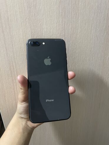 купить айфон 8 плюс новый: IPhone 8 Plus, Б/у, 64 ГБ, Black Titanium, Чехол, 78 %