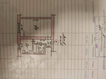 1 2 комнатная квартира: 1 комната, 30 м², Сталинка, 1 этаж