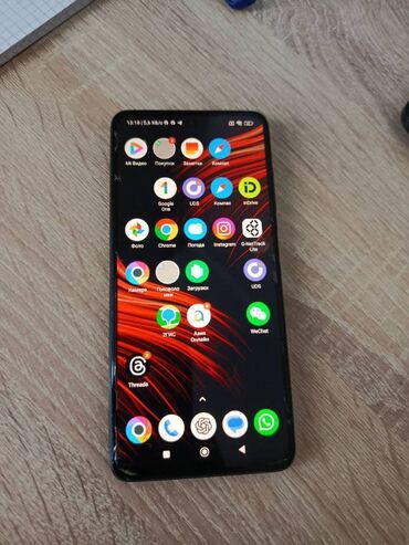 телефон пока: Poco X3, Колдонулган, 128 ГБ, түсү - Кара, 2 SIM