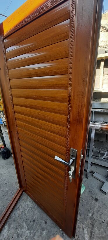 Həyət darvazaları: Yeni Taxta Həyət darvazası, Jalüz, Avtomatik, rəng - Göy, Kredit yoxdur, Ödənişli quraşdırma, Ödənişli çatdırılma — 6