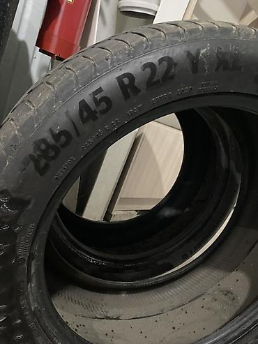 ско: 2 летних шин Continental PremiumContact 6 - Размер: 285/45 R22 - — 2