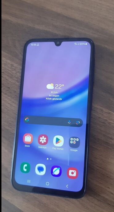 qeydiyyatsız telefonlar: Samsung Galaxy A15, rəng - Göy, İki sim kartlı
