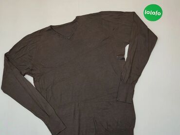 Bluzy: Sweter, XL (EU 42), stan - Dobry, wzór - Jednolity kolor, kolor - Brązowy