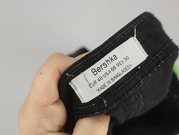 jeggings pull and bear: Bershka, Spodnie materiałowe damskie, rozmiar L — 4