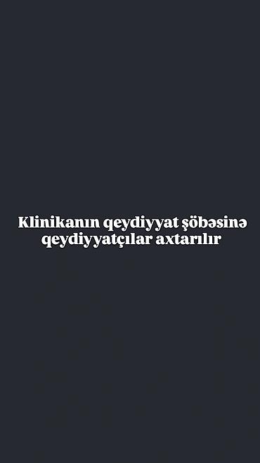 zaprafqa operator isi: Hostes, qeydiyyatçı tələb olunur, İstənilən yaş, Təcrübəsiz — 1