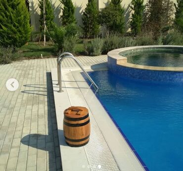 Boçkalar və çəlləklər: Dekorativ Taxta yarım boçka sifarişlə. Dekor yarı çəllək şam — 26