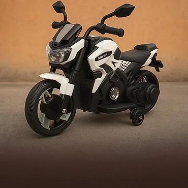 bager igracka za decu: Električni motor za decu – sportski dizajn, crno-beli - Pogon na — 1